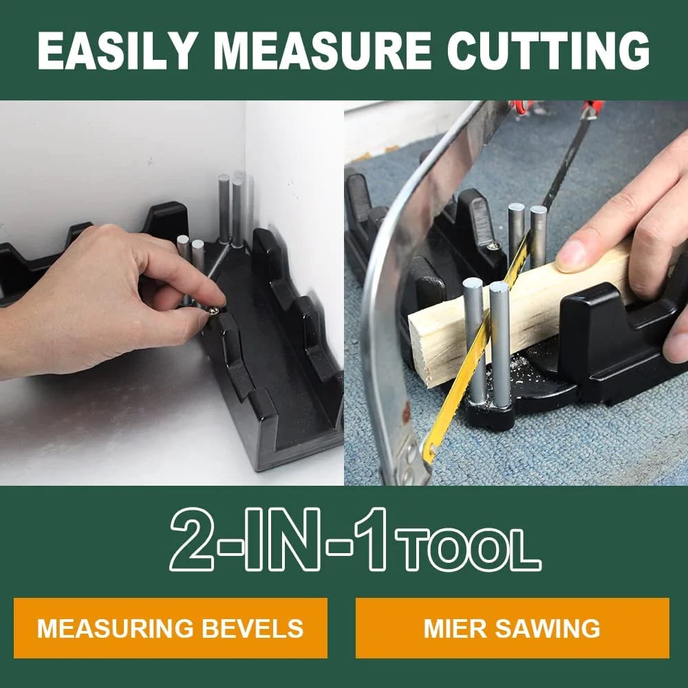 (š„ Promotion 48% OFF) - 2-in-1 Mitre Measuring Cutting Tool