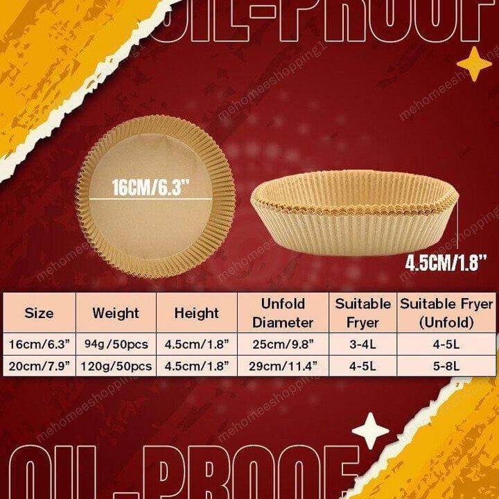 (š„ Promotion 48% OFF)š„š„Air Fryer Disposable Paper Liner