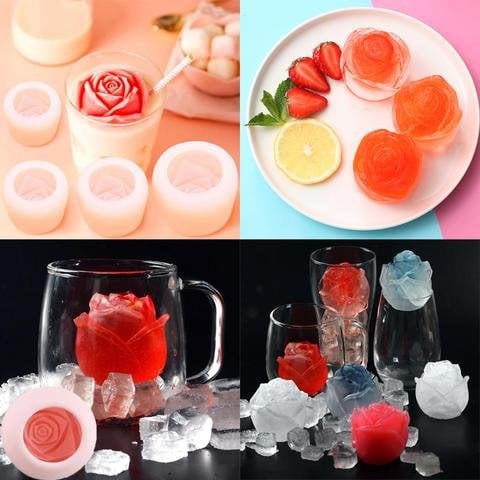 🔥BIG SALE - 45% OFF🔥🔥 - 3D Rose Shape Ice Cube Mold