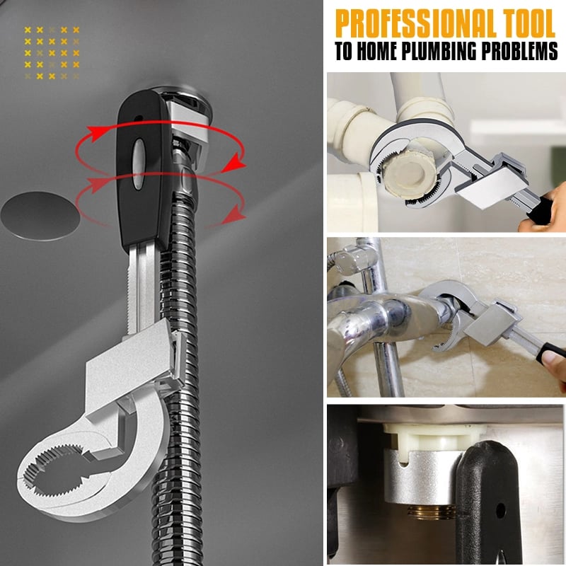 🔥 Sale 47% OFF🔥2023 New Multifunctional Adjustable Double-ended Wrench Tool