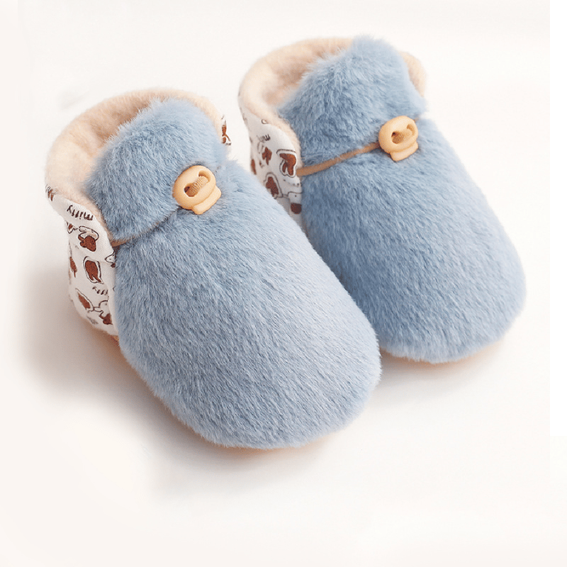 Baby Cartoon Plush Cotton Toddler Shoes