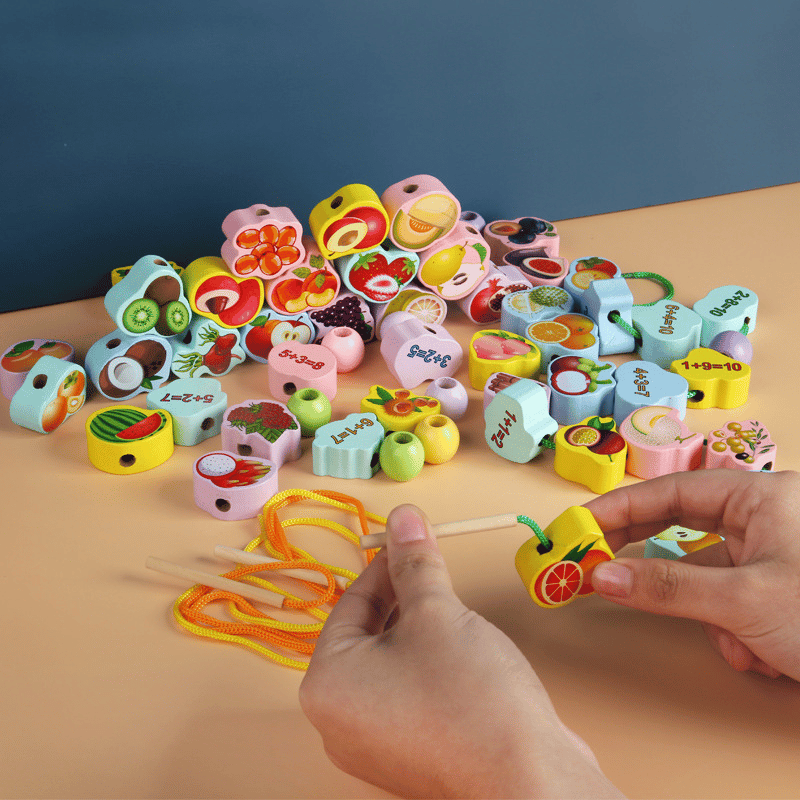🎄 Promotion 48% OFF🎉 - Educational Lacing Beads