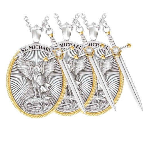 🔥 BIG SALE - 48% OFF🔥🔥🎁St. Michael Archangel Pendant (Necklace)