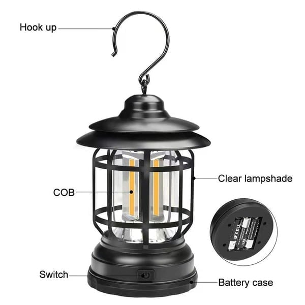 🔥2023 New Year's Promotion-Portable Retro Camping Lamp🔥🔥Buy 2 Get Extra 48% OFF