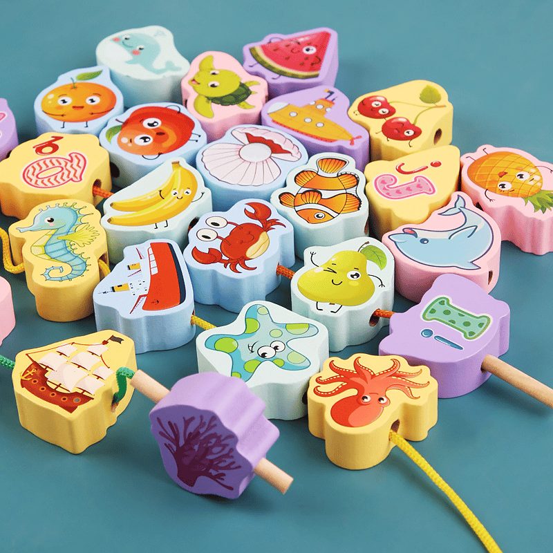🎄 Promotion 48% OFF🎉 - Educational Lacing Beads