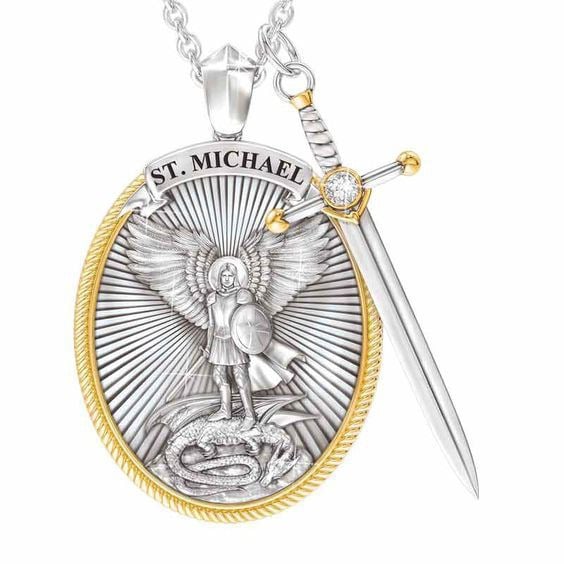 🔥 BIG SALE - 48% OFF🔥🔥🎁St. Michael Archangel Pendant (Necklace)