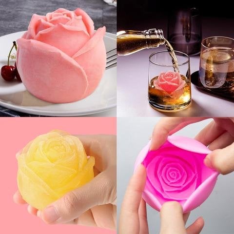 🔥BIG SALE - 45% OFF🔥🔥 - 3D Rose Shape Ice Cube Mold