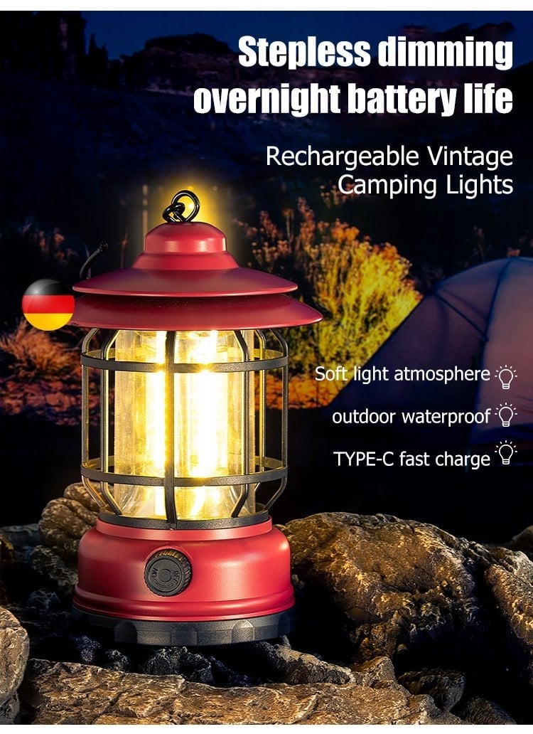 🔥2023 New Year's Promotion-Portable Retro Camping Lamp🔥🔥Buy 2 Get Extra 48% OFF