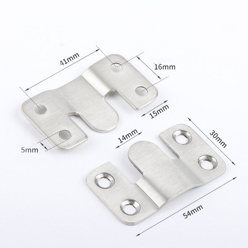(đ2023 New Year Promotion - Save 49%)Stainless Steel Interlock Hanging Buckleđ„BUY 4 GET 2 FREE(6 PAIR)