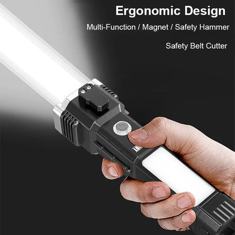 49% 0FF ๐ฅ๐ฅ - Super Bright Rechargeable LED Handheld Flashlight Portable