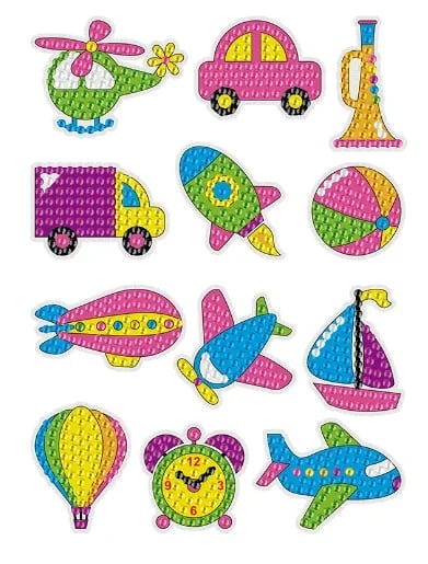 DIY children's free stick cartoon painting