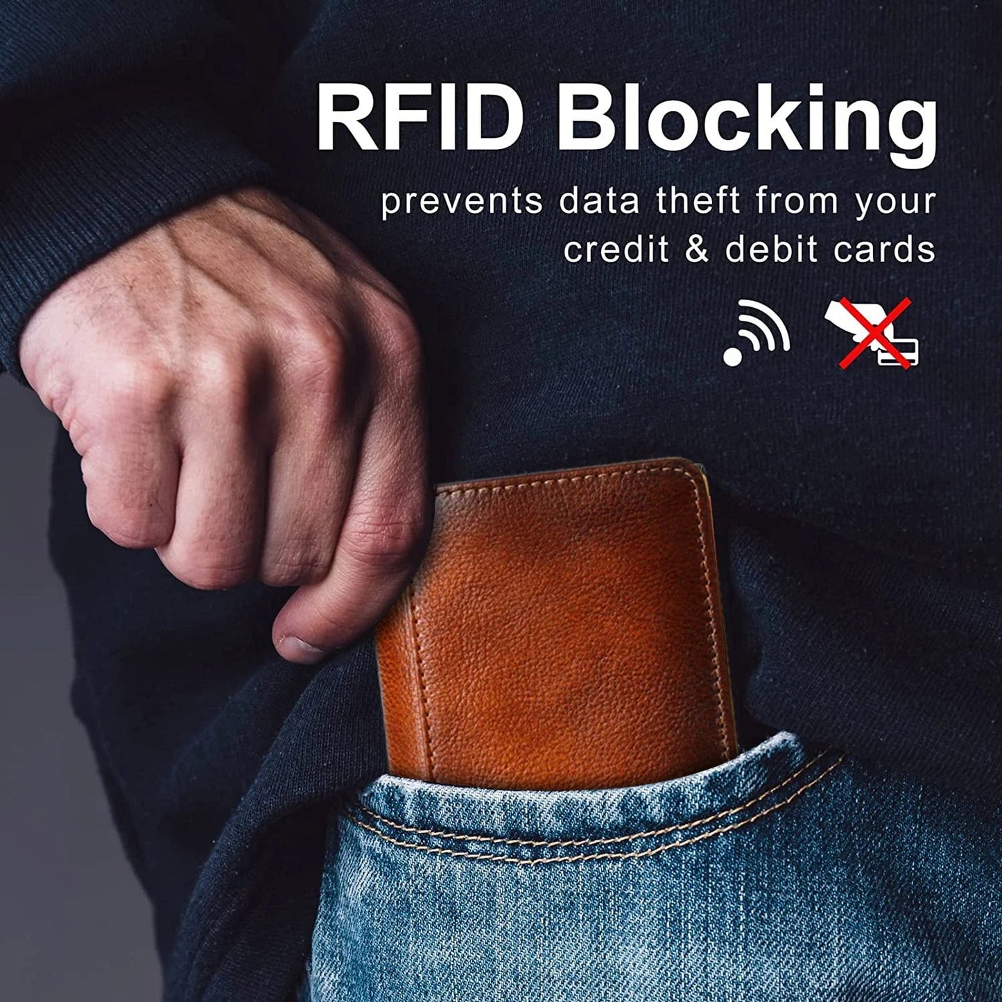 🎉 Promotion-47% OFF-🔒RFID🔒Genuine Leather Wallet for Men💰