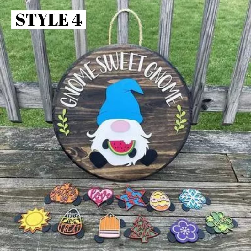 π₯ BIG SALE - 48% OFFπ₯π₯ π-Cute 3D Seasonal Interchangeable Gnome Door Hanger