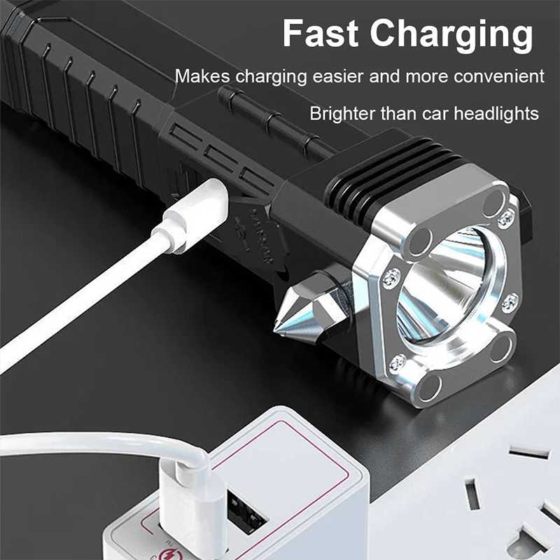 49% 0FF ๐ฅ๐ฅ - Super Bright Rechargeable LED Handheld Flashlight Portable