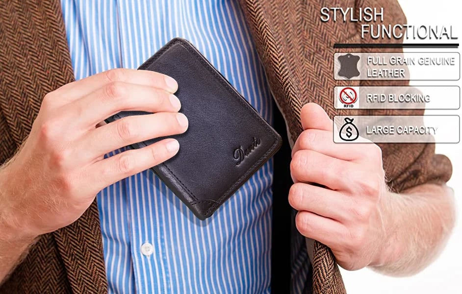 🎉 Promotion-47% OFF-🔒RFID🔒Genuine Leather Wallet for Men💰