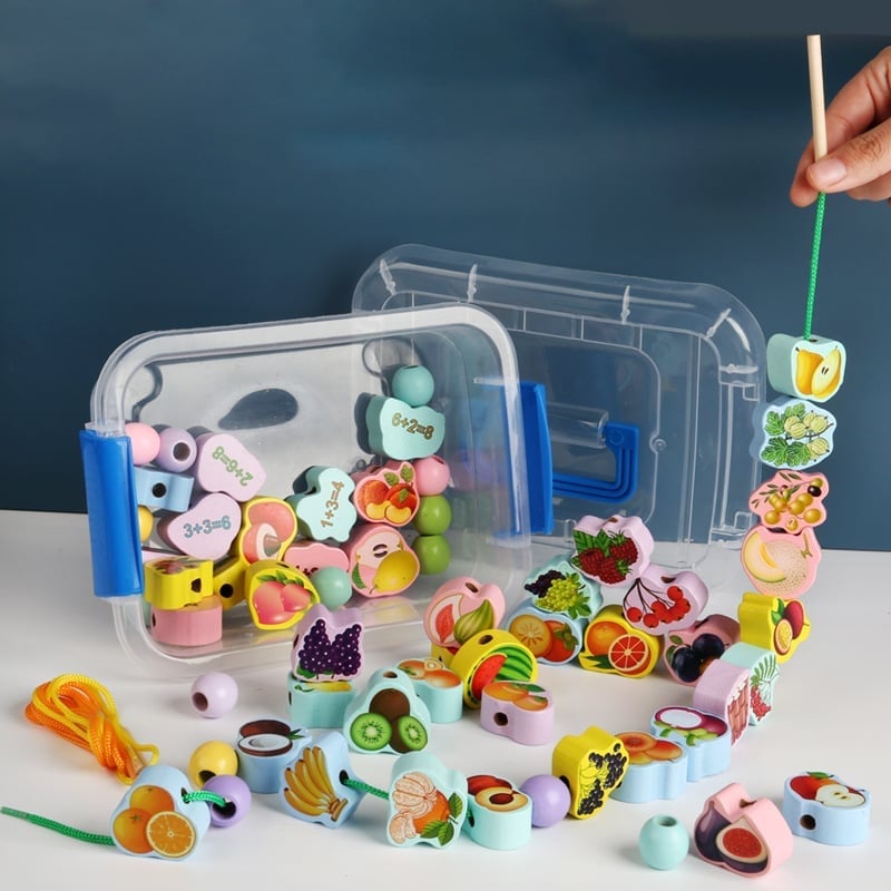 🎄 Promotion 48% OFF🎉 - Educational Lacing Beads