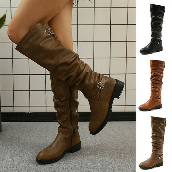 ð¥ð¥Ladies Knee Boots with adjustable buckle