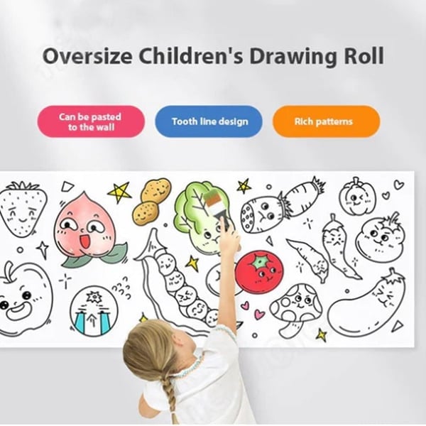 (🔥 Promotion 48% OFF)🔥🔥 Children's Drawing Roll - BUY 3 GET 48%OFF & FREE SHIPPING NOW!
