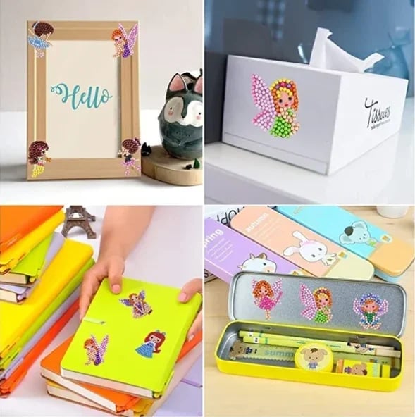 DIY children's free stick cartoon painting