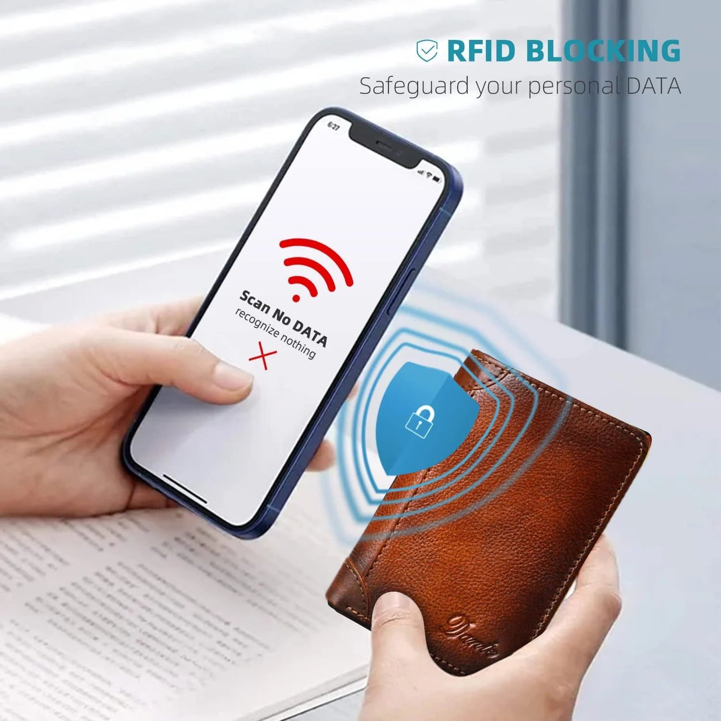 🎉 Promotion-47% OFF-🔒RFID🔒Genuine Leather Wallet for Men💰