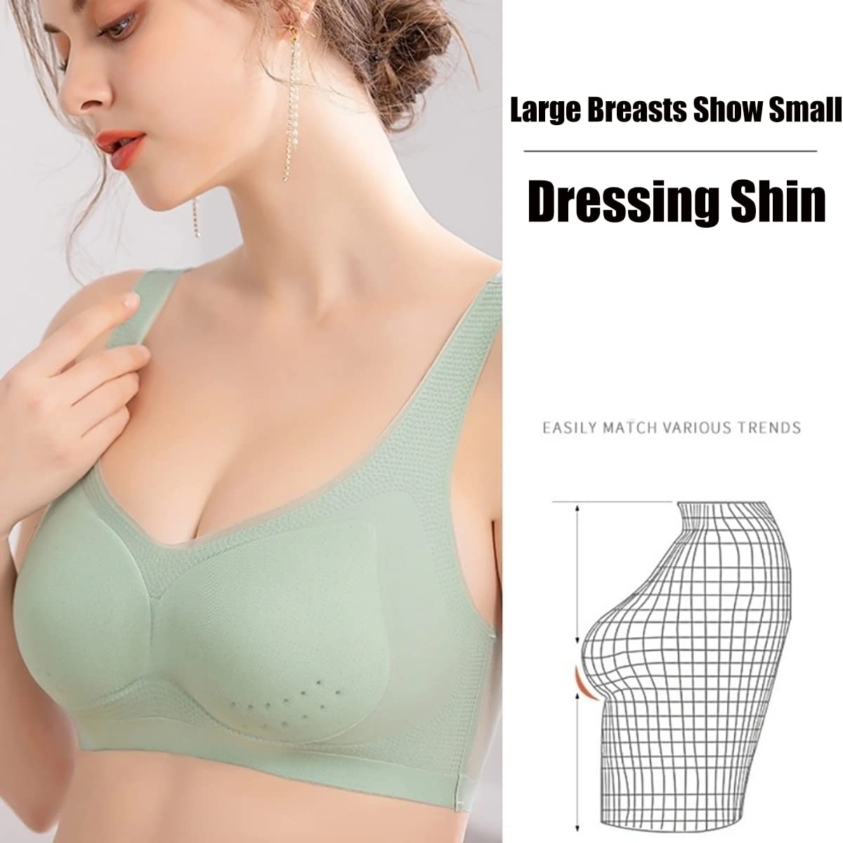 💓Mother's Day Gift 48% OFF🎁Ultra-thin Ice Silk Lifting Bra🔥🔥