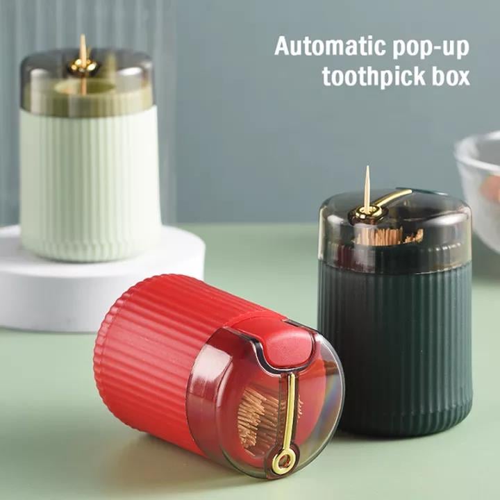 š„BIG SALE - 48% OFFš„ Pop-up Automatic Toothpick Dispenser - BUYĀ 3 GET 2 FREE(Get 5 pcs)