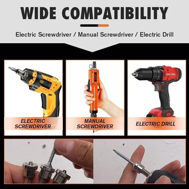 (🎅HOT SALE NOW-49% OFF) Magnetic Collar Positioning Screwdriver Bits (5PCS/SET)