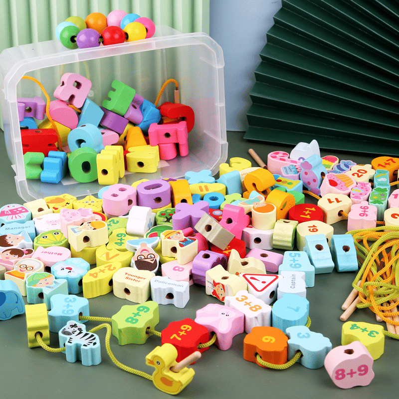 🎄 Promotion 48% OFF🎉 - Educational Lacing Beads