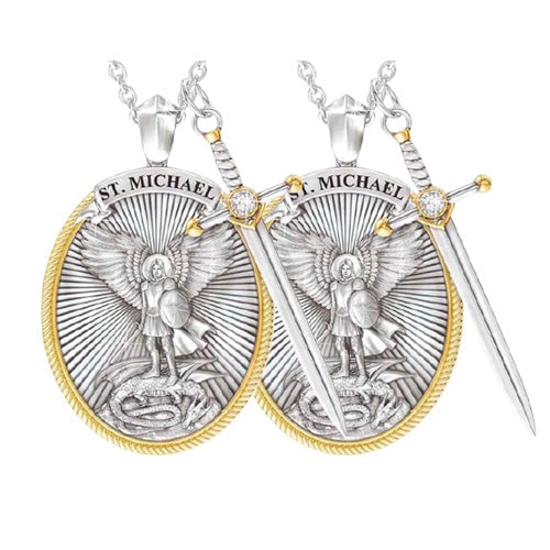 🔥 BIG SALE - 48% OFF🔥🔥🎁St. Michael Archangel Pendant (Necklace)