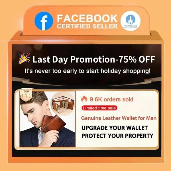 🎉 Promotion-47% OFF-🔒RFID🔒Genuine Leather Wallet for Men💰