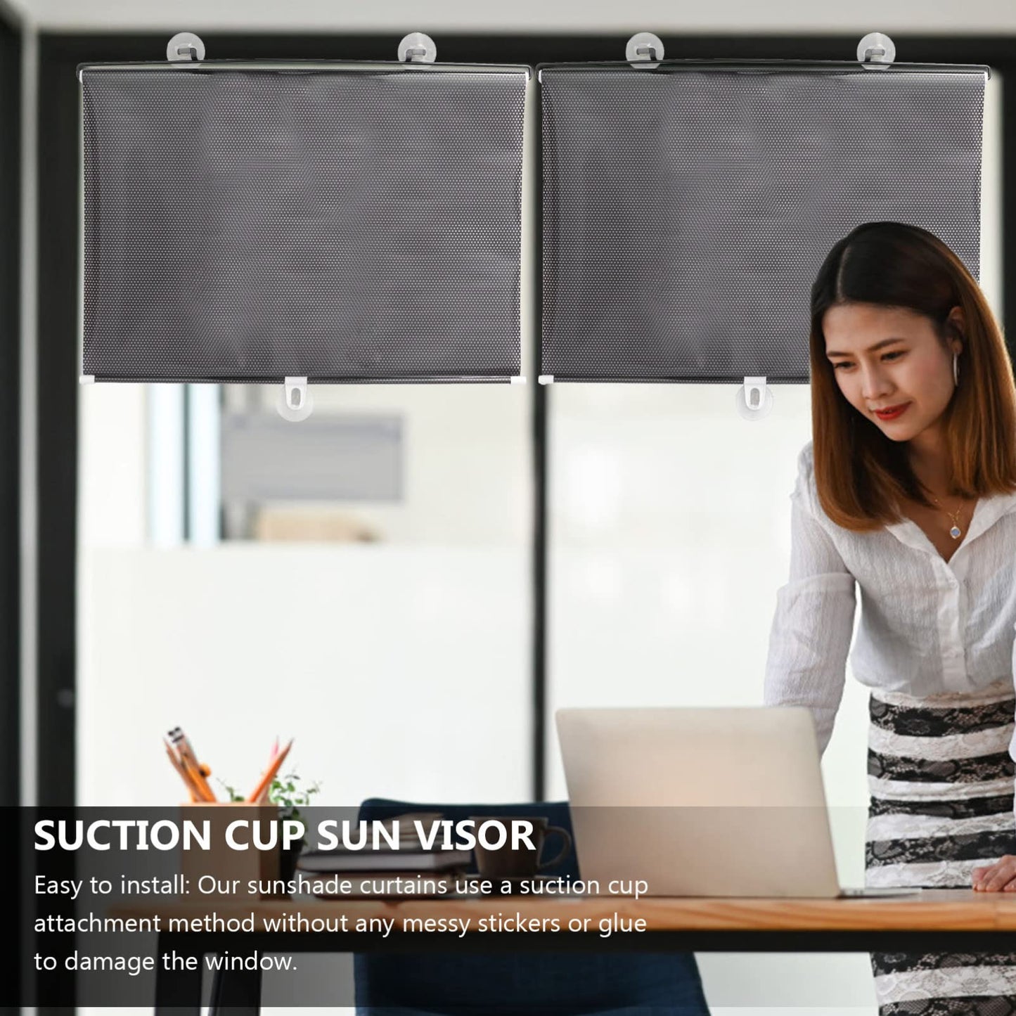🔥  Promotion 48% OFF🔥Retractable Window Roller Sunshade For Truck/car/SUV/bedroom/kitchen/living room/office