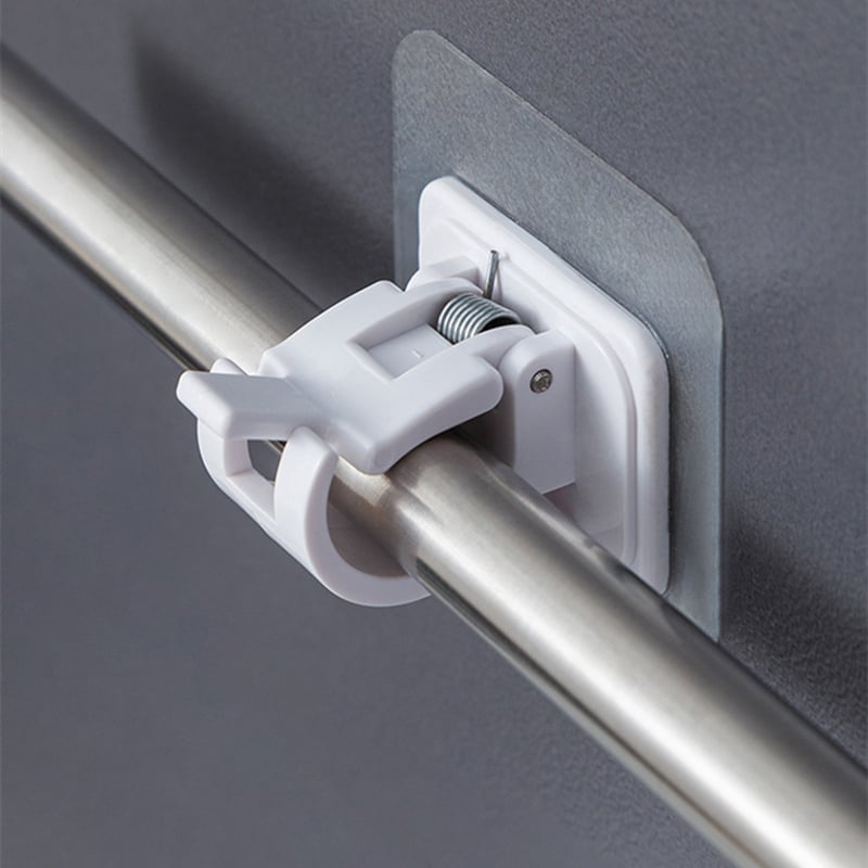 🔥 BIG SALE - 42% OFF🔥 Nail-Free Adjustable Curtain Rod Hooks(Set of 2)