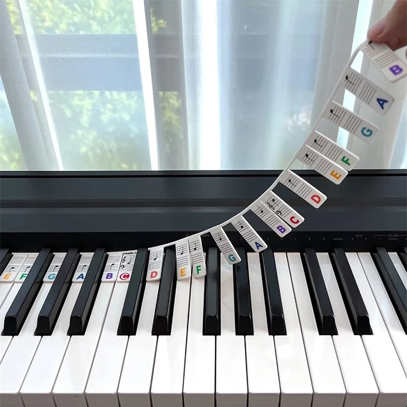 🎁  49% OFF🔥🔥--🎄Removable Piano Keyboard Note Labels
