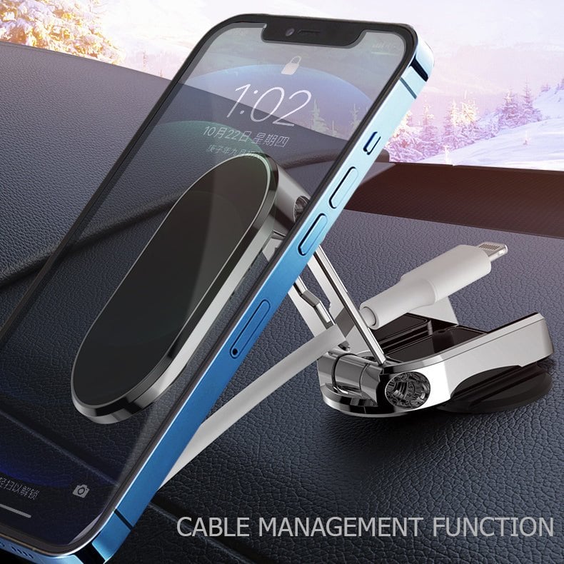 🔥2023 New Years Sale - 44% OFF🔥 Alloy Folding Magnetic Car Phone Holder