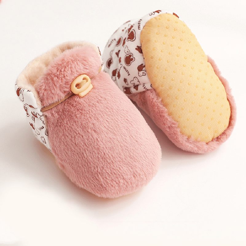 Baby Cartoon Plush Cotton Toddler Shoes