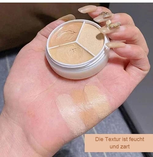 🔥 BIG SALE - 47% OFF🔥🎁Dreifarbiger Concealer - Feuchtigkeitsspendend und langanhaltend💦