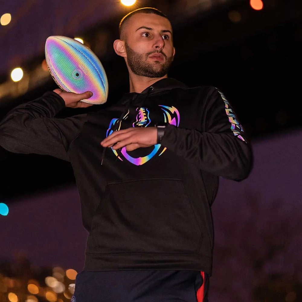 🔥BIG SALE - 45% OFF🔥Holographic Reflective Glowing Rugby Football and Basketball