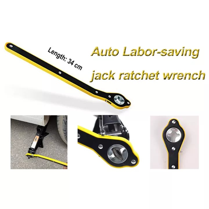 (🔥HOT SALE NOW- 49% OFF🔥) Auto Labor-saving Jack Ratchet Wrench(BUY 2 GET EXTRA 49% OFF)