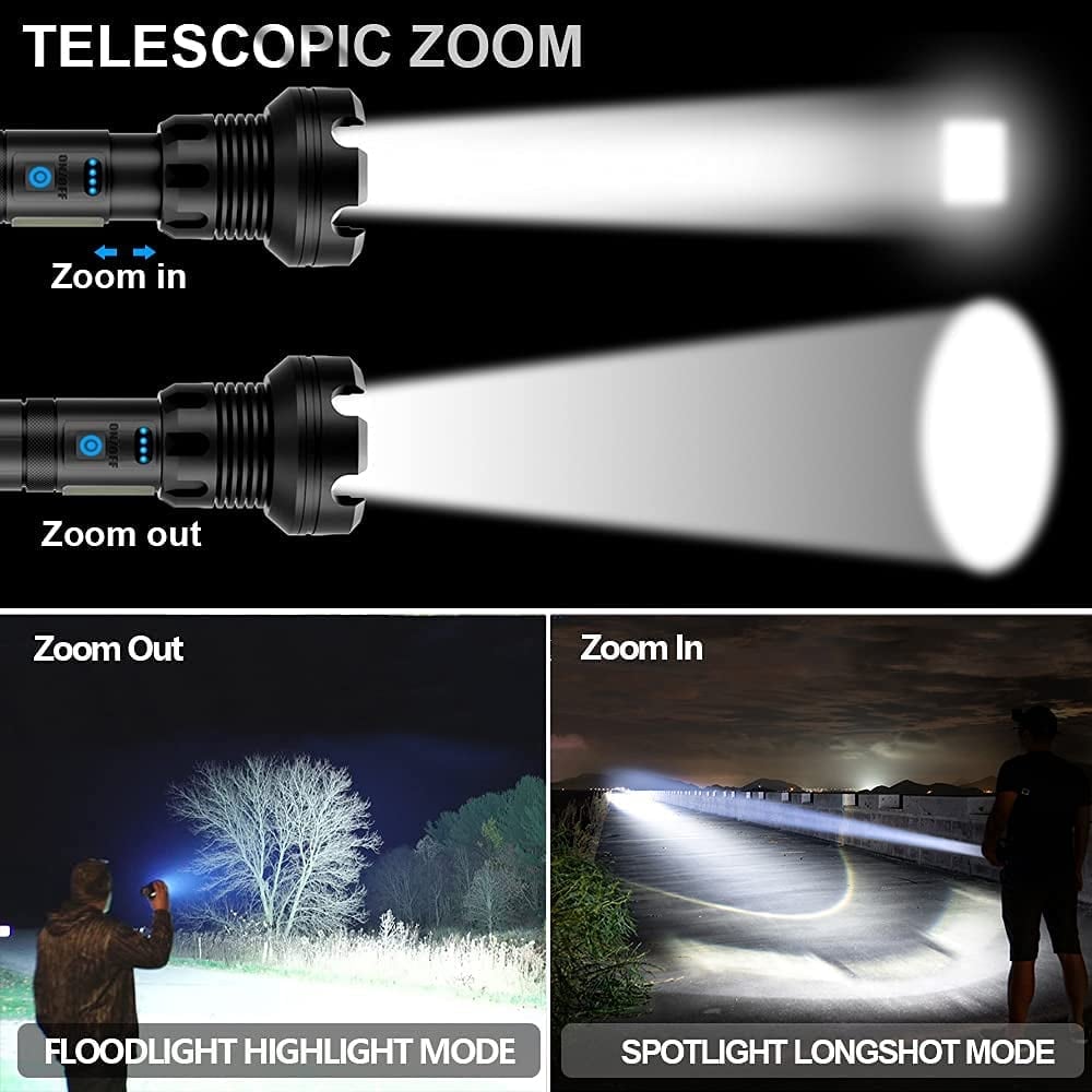 🔥  Promotion- SAVE 49%🔥🔥LED Rechargeable Tactical Laser Flashlight
