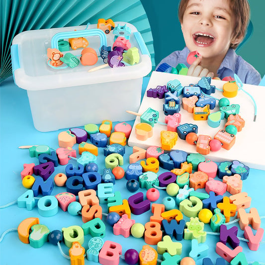 🎄  Promotion 48% OFF🎉 - Educational Lacing Beads
