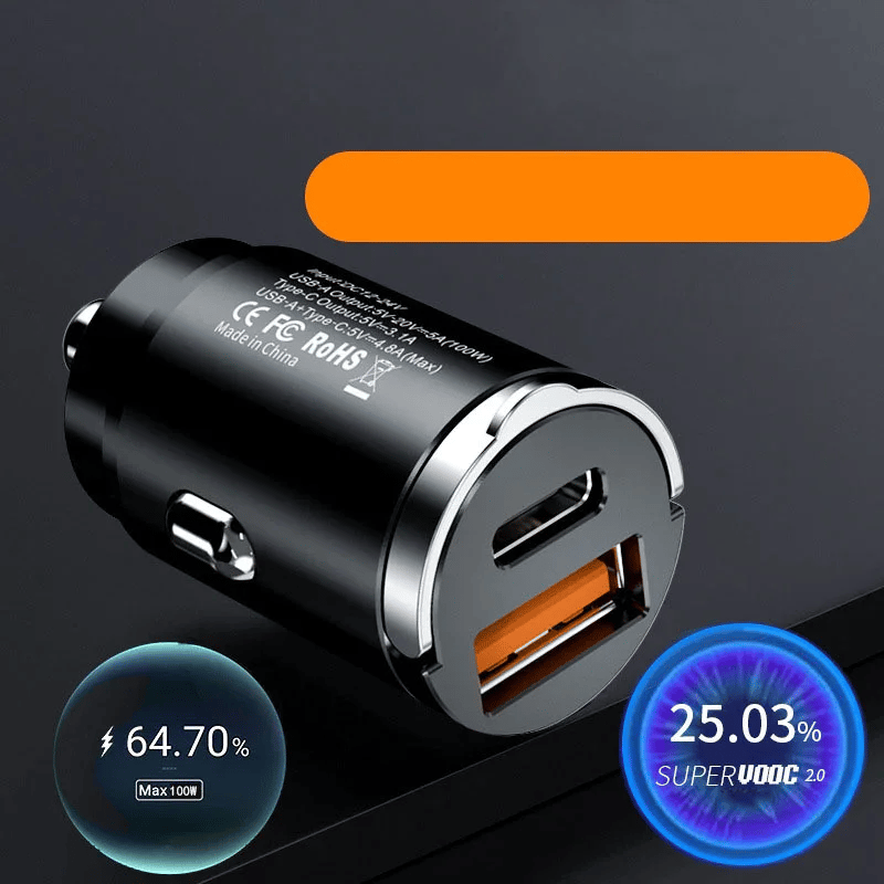 🔥 BIG SALE - 47% OFF🔥Multi Compatible 100W Fast Charging Car Charger
