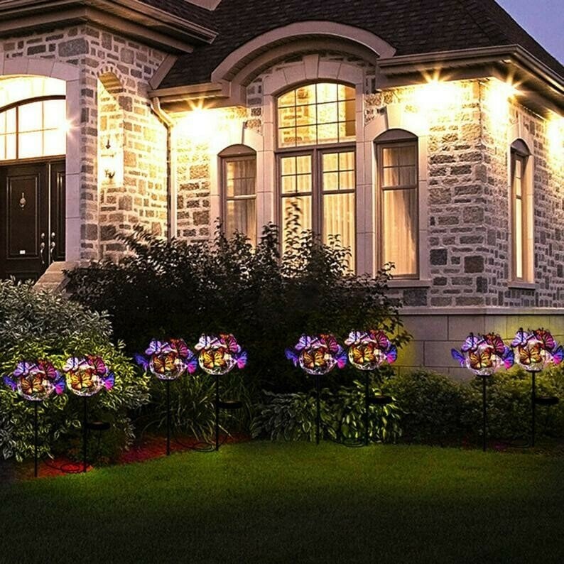 🔥BIG SALE - 47% OFF🔥Solar Stake Lights Butterflies Decor Lights ( BUY 1 GET 1 FREE )