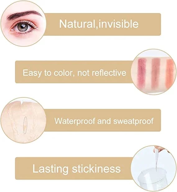 🏆HOT SALE-49%OFF🔥New Glue-Free Ultra Natural Invisible Double Eyelid Sticker