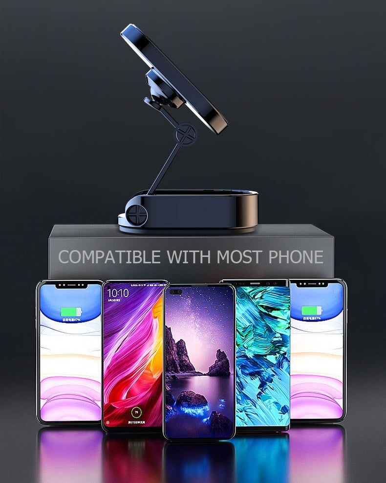 🔥2023 New Years Sale - 44% OFF🔥 Alloy Folding Magnetic Car Phone Holder