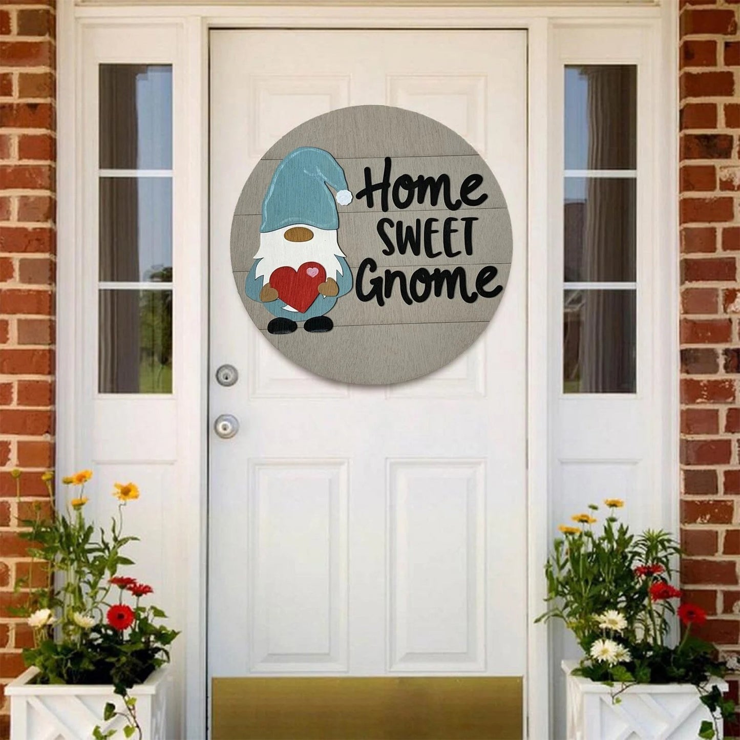 🔥 BIG SALE - 48% OFF🔥🔥 🎉-Cute 3D Seasonal Interchangeable Gnome Door Hanger