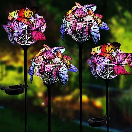 🔥BIG SALE - 47% OFF🔥Solar Stake Lights Butterflies Decor Lights ( BUY 1 GET 1 FREE )