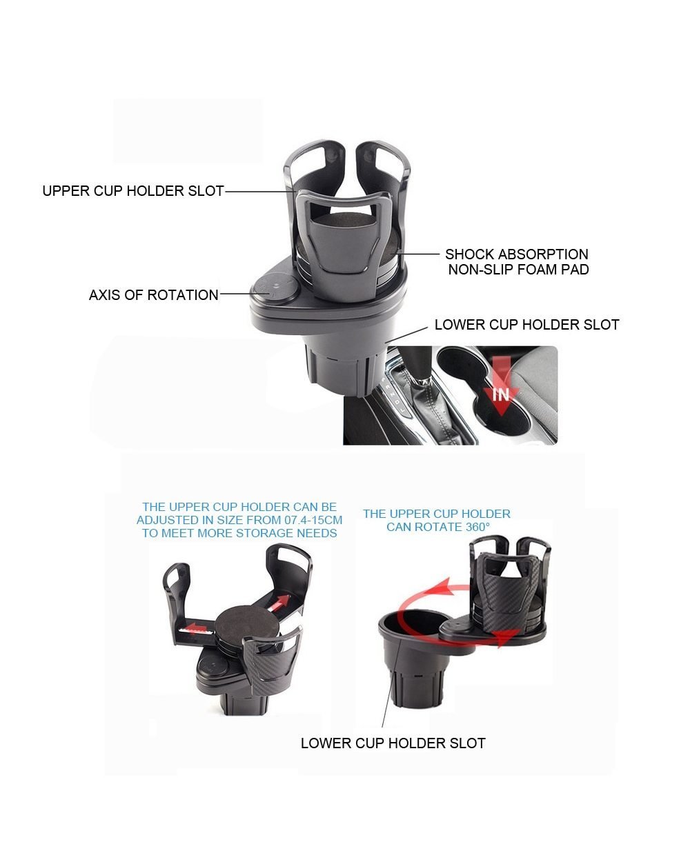 🎁  promotion 40% OFF- All Purpose Car Cup Holder