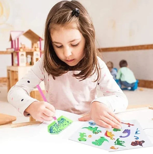 DIY children's free stick cartoon painting