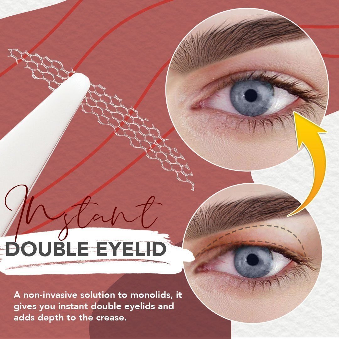 🏆HOT SALE-49%OFF🔥New Glue-Free Ultra Natural Invisible Double Eyelid Sticker