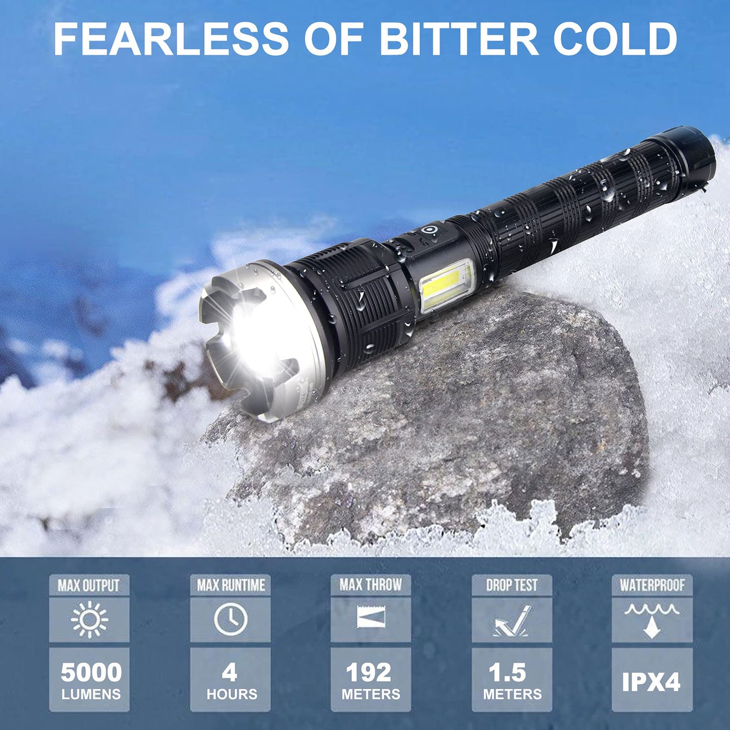 🔥  Promotion- SAVE 49%🔥🔥LED Rechargeable Tactical Laser Flashlight